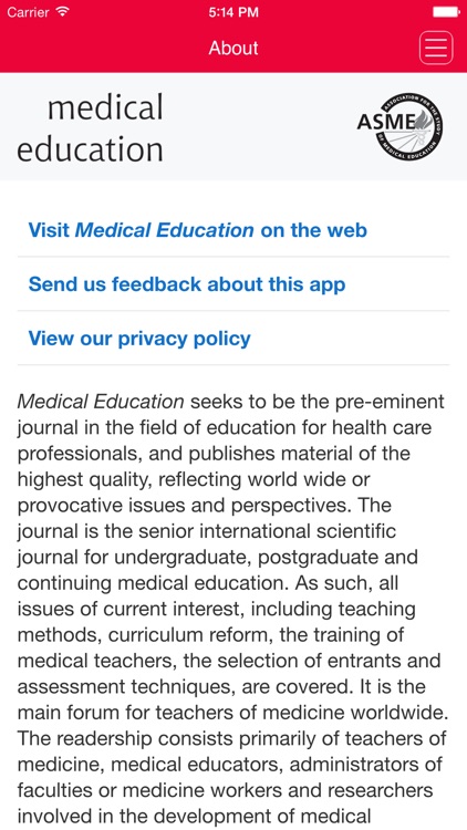 Medical Education Journal