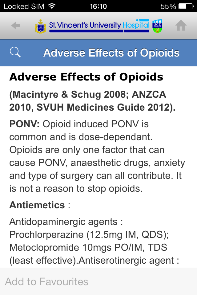 AppEase - SVUH Pain Guidelines