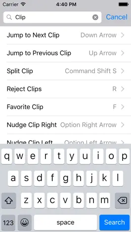 Game screenshot Shortcut: iMovie Edition hack