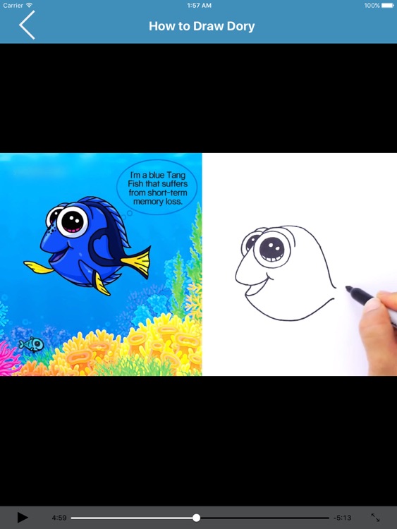 How to Draw Characters - Dory Version for iPad