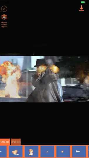 Captura de pantalla de Effects Cam - Visual Effects en iPhone 1