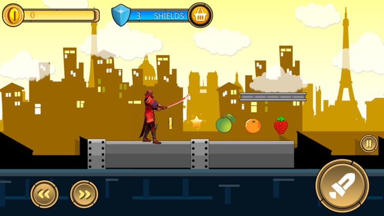 Red Samurai Jump - Jumper Ninja Veggie Adventure Games