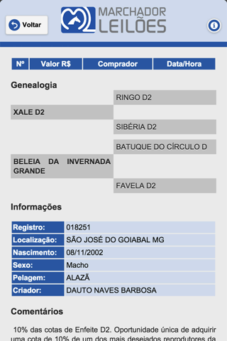 Marchador Leilões screenshot 3