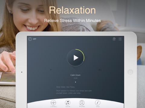 Brainwaves for Business Elite – Focus more on work and studying with brainwave entrainment iPad screenshot 4 - Business app