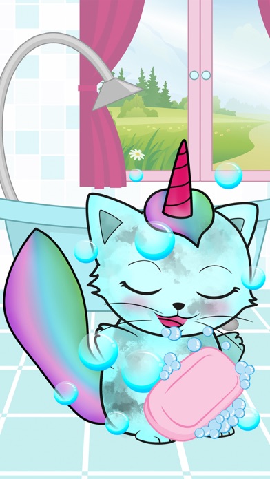 Screenshot #2 pour Kittycorn animal de compagnie – Ami animal pour enfant  s’occuper et prendre soin d’eux