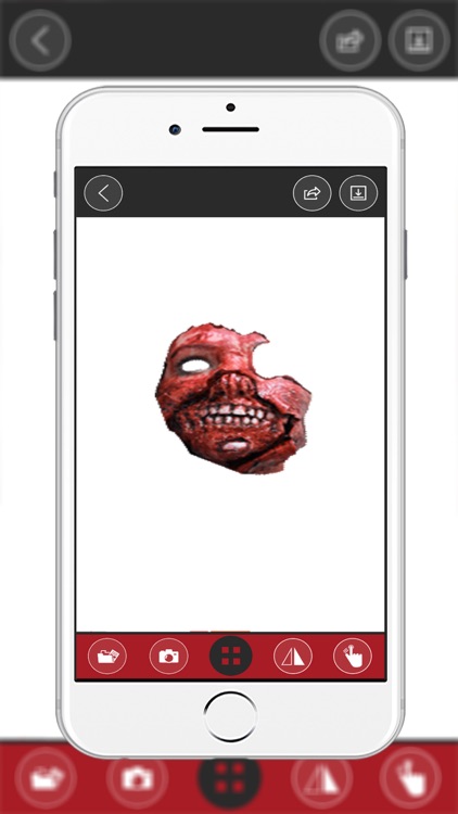 Montage photo visage Zombie