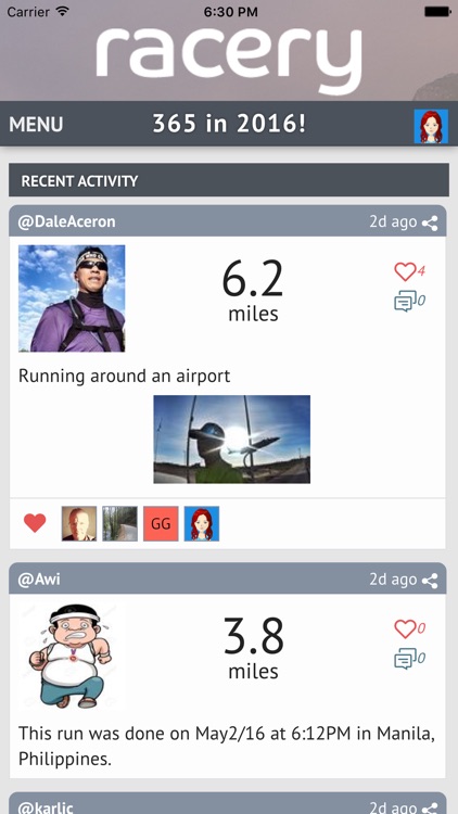 Racery: Virtual Races