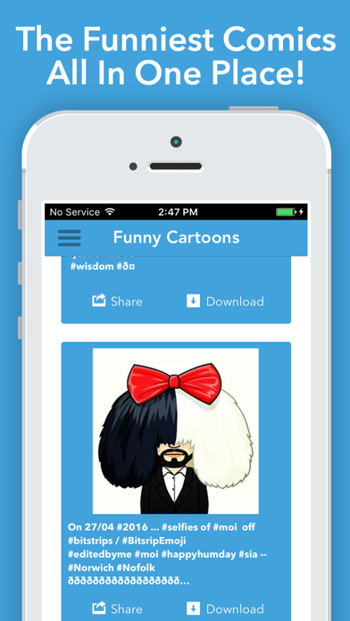 How to cancel & delete Funny Cartoon Strips and Photos Free - Download The Best Bit Comics from iphone & ipad 3