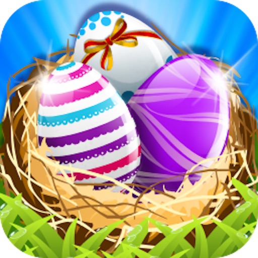 Smash Easter Eggs HD-Easy match 3 game for everyday fun Icon