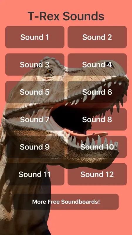 T-Rex Sounds screenshot 1 of 1