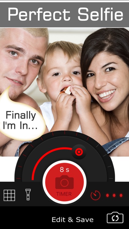 camera timer! Auto delayed selfie cam release for live camera effects plus insta frames fx
