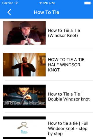 How To Tie a Tie . screenshot 3
