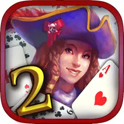 Pirate's Solitaire 2. Sea Wolves Free app icon