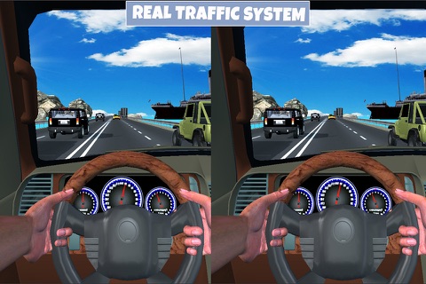 VR-Crazy Car Traffic Racing 2 Pro screenshot 2