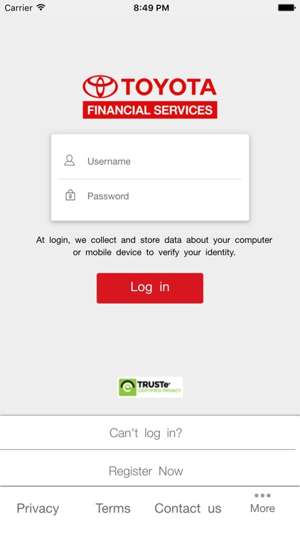 myTFS - Toyota Financial Services