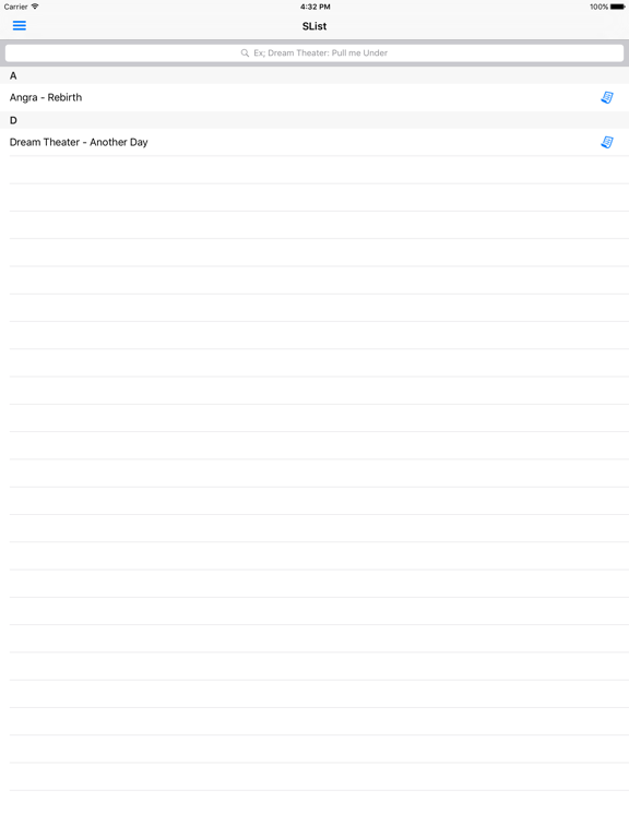 Screenshot #4 pour SList