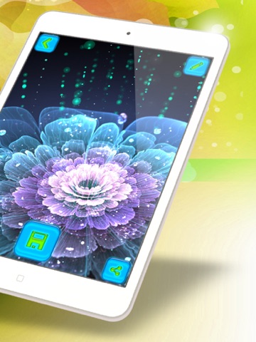 Neon Flower Wallpaper.s Collection – Glow.ing Background and Custom Lock Screen Themes iPad screenshot 2 - Lifestyle app