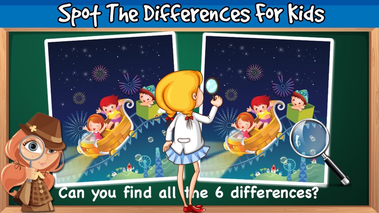 Spot the Difference for Kids & Toddlers - Preschool Nursery Learning Game