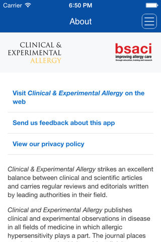 Clinical & Experimental Allergy screenshot 2