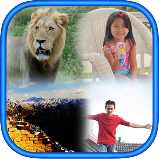 Fusion Pictures - A Multiplayer Game with 4 Hidden Pics Object & 1 Word Puzzle