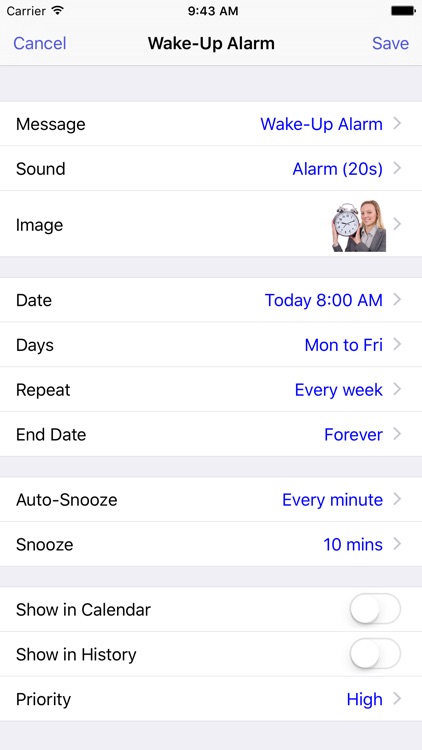 Reminders, Alarm and Voice Reminder. Remind Me App
