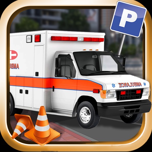 Ambulance Emergency Parking 3D - Real Heavy Car Driving Test Critical Mission iOS App