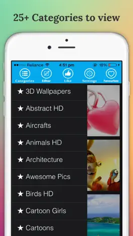 Game screenshot Pikoo - Retina phone display wallpapers and vibrant beautify editor mod apk