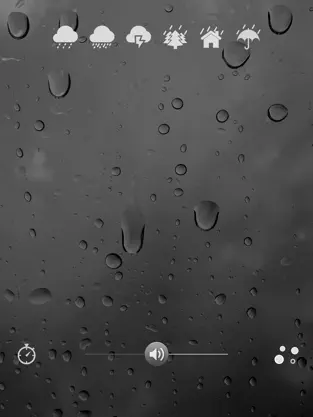 Captura 1 Lluvioso:sonido de la lluvia iphone