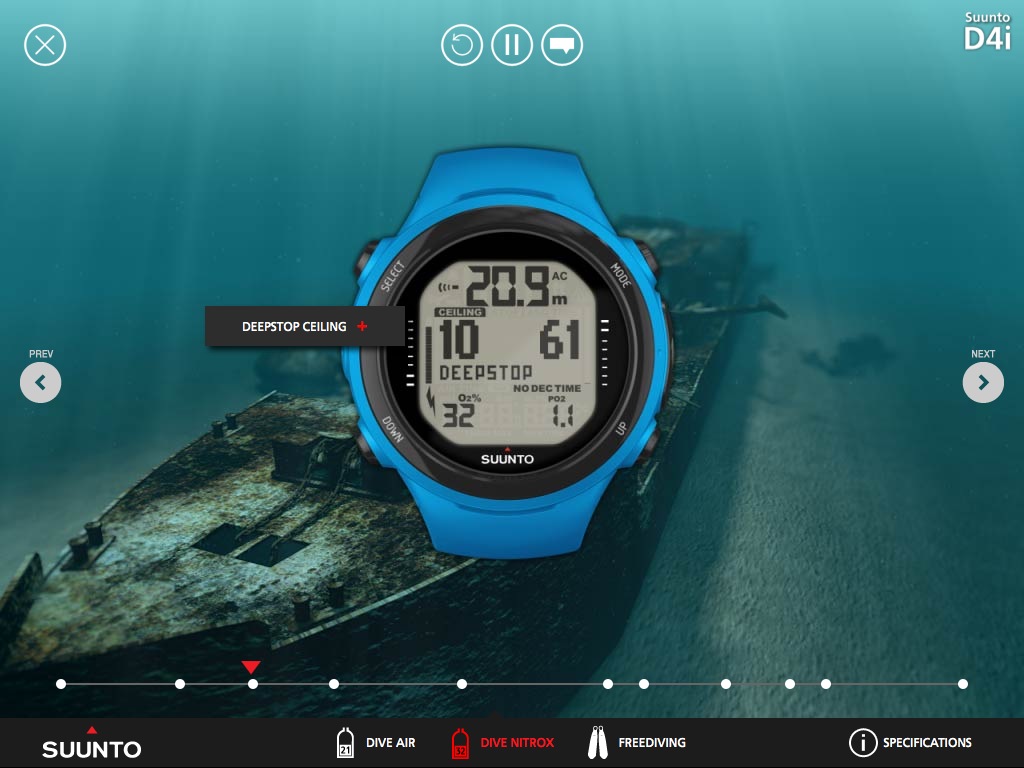 Suunto Dive Learning Tools – Teach yourself how to set up and use the Suunto D4i Novo, Vyper Novo and Zoop Novo.