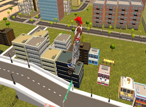 Screenshot #6 pour Flying Hoverboard Simulator Free - Flying Segway Stunts