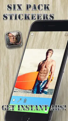 Game screenshot SixPack Мышцы пресса наклейки – Фитнес фоторедактор для идеального тела apk