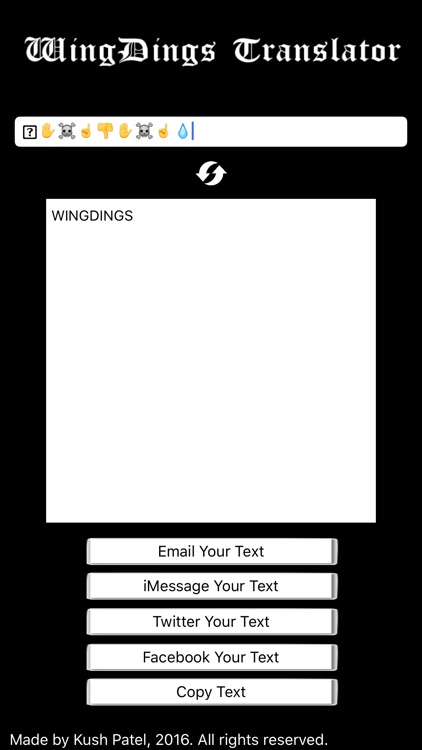 Wingdings Translator