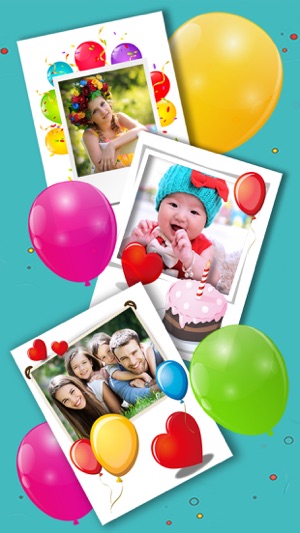 Happy Birthday photo frames – create birthday greeting cards(圖1)-速報App