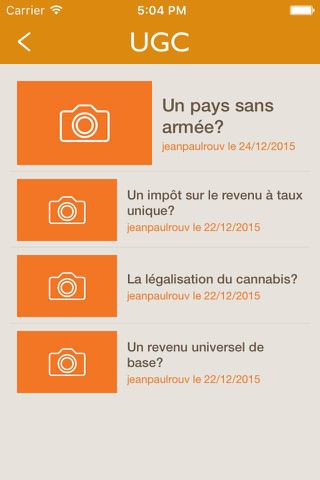 Un Grec en Politique app screenshot 2