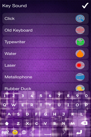 Sparkle Keyboard Skins – Girly Keyboards Changer with Glitter Background.s and Fonts screenshot 4