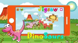 Game screenshot Dinosaur Jigsaw Puzzles Learning Games For Kids apk