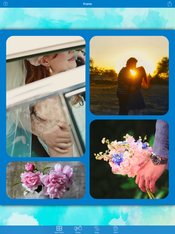 Screenshot #4 pour InstaPhoto Frames Maker - Summer photo joiner, pictures collage editor free