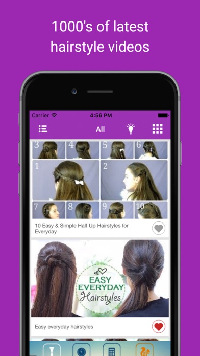 Screenshot #1 pour Latest hair style beauty videos: Women Makeup tips