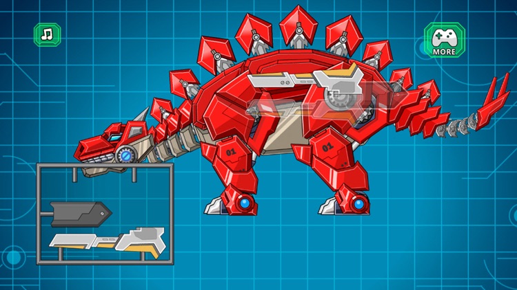 Toy War Robot Stegosaurus