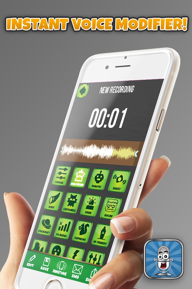 Voice Changer Booth – Sound Recorder Effects and Speech Modifier App Free screenshot 2