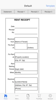 rent receipt pro iphone screenshot 2