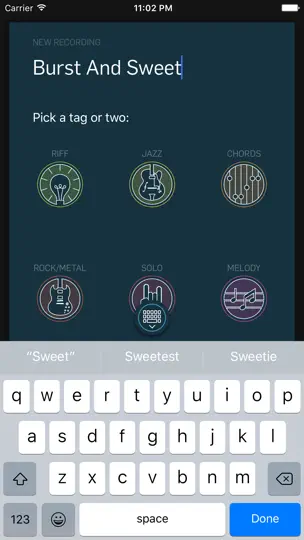 WireTap Riff Recorder iPhone Ekran Görüntüsü 5