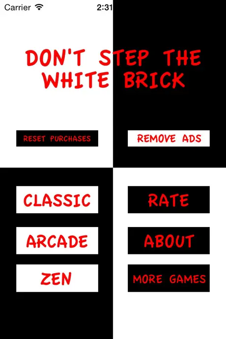 Don't Step The White Brick - Classic Edition