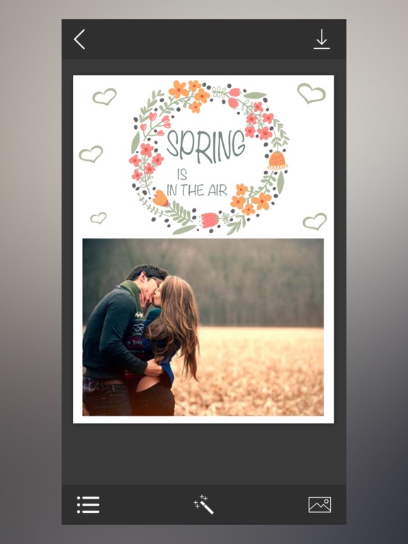 Spring Photo Frames - Instant Frame Maker & Photo Editor iPad screenshot 4 - Photo & Video app