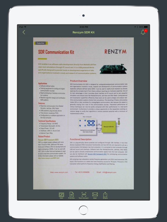 Screenshot #6 pour ScanX - PDF Document Scanner With OCR