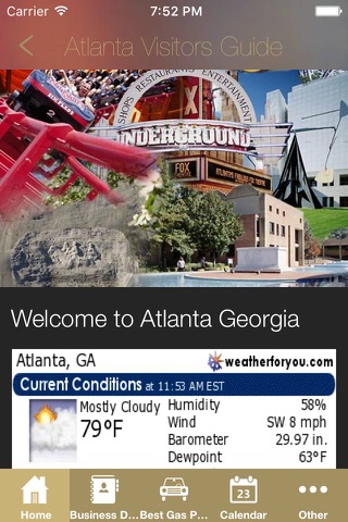 atlanta visitor guide screenshot 3