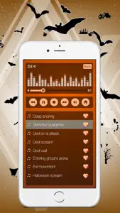 Amazing Scary Halloween Sounds & Spooky Ringtones for iPhone,iPad & iPod screenshot #4 for iPhone