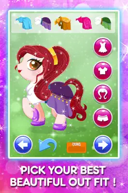 Game screenshot Princess Pony Dress Up & MakeOver Games - My Little Pets Equestrian Girls hack