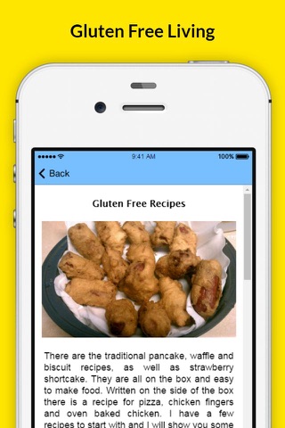 Gluten-Free Living Recipes screenshot 2