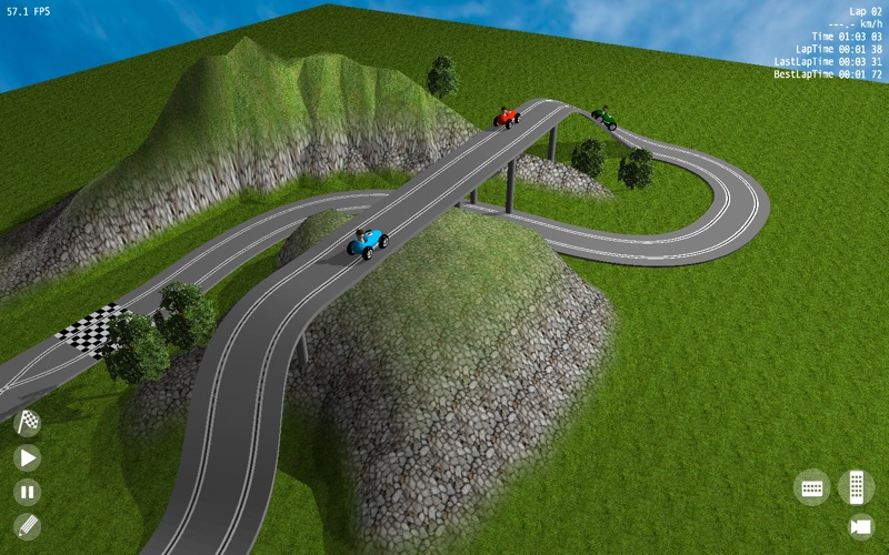Screenshot #1 pour Slot Car Racing 3D